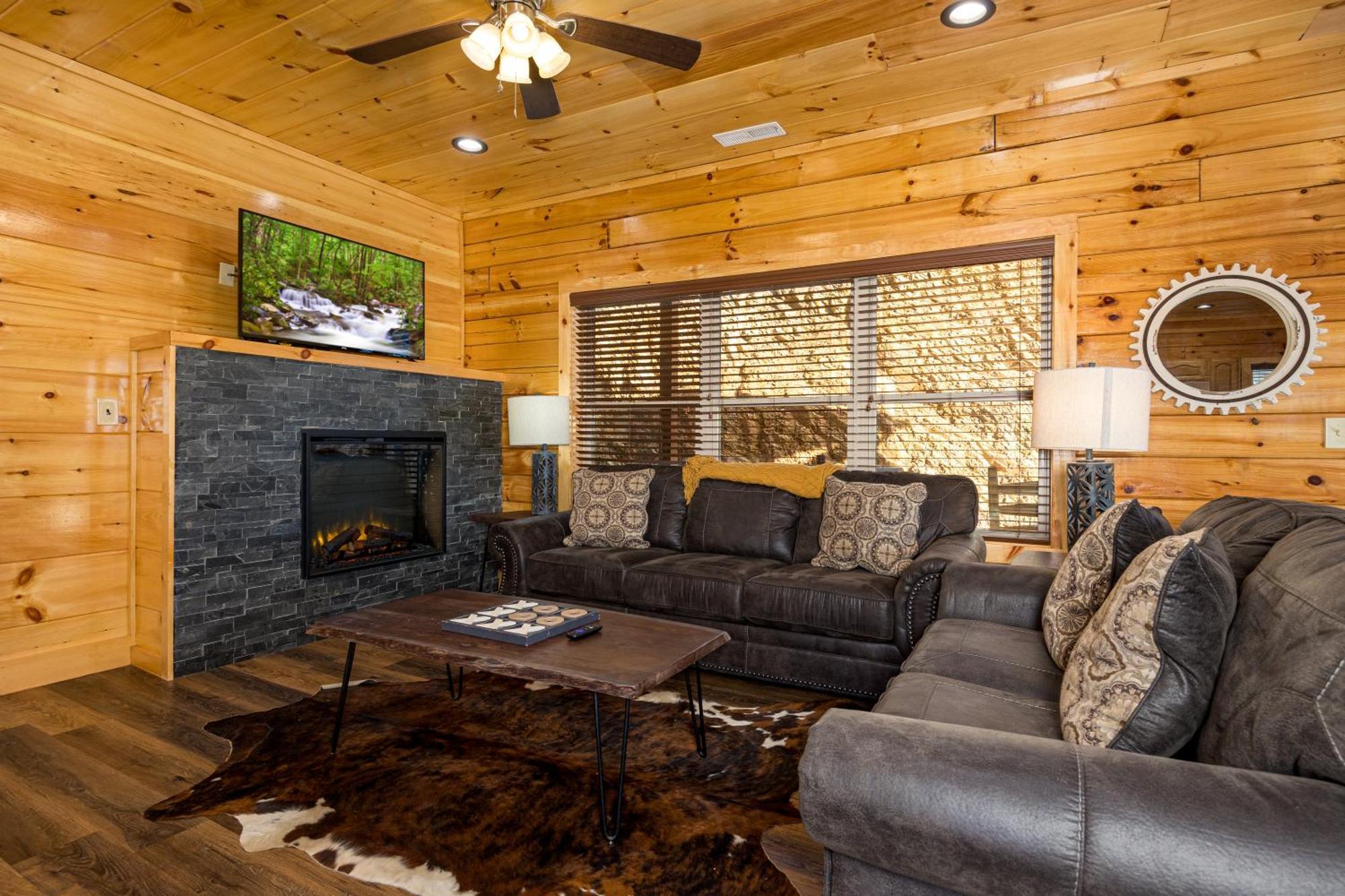 פיג'ן פורג' 5Bd5B Escape Cabin With 2 Hottubs, Thtr &Game Rm,1Mi To The Parkway! 4Mi To Dollywood - Spring Deal מראה חיצוני תמונה